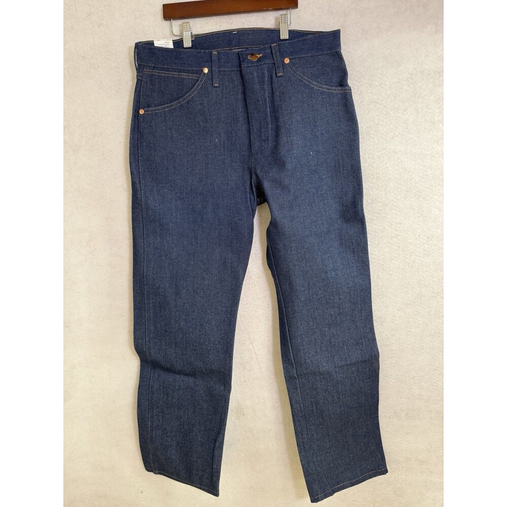 NEW Wrangler Jeans Mens 33x30 Blue Denim Pro Rodeo Cowboy Cut 100% Cotton